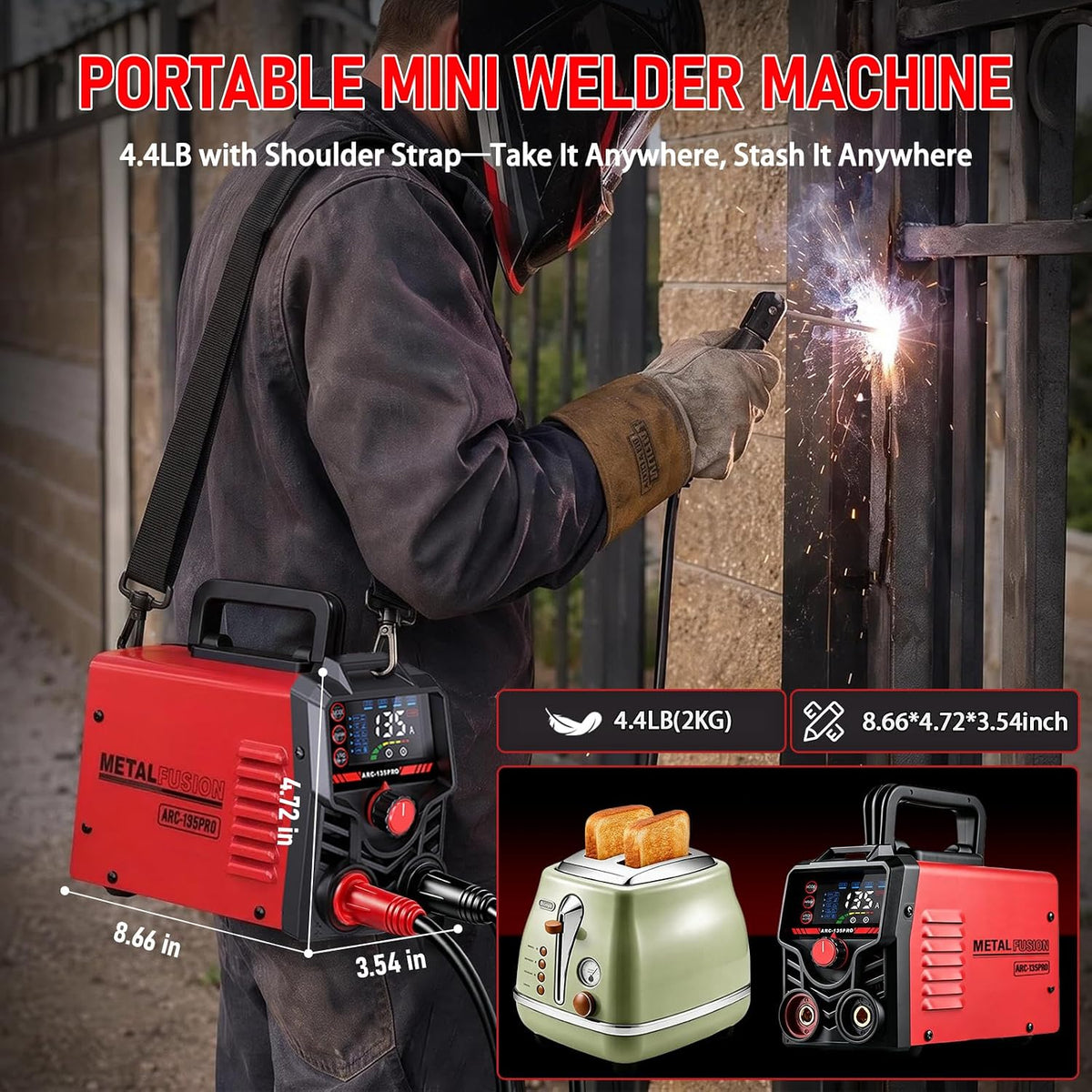 ARC-135PRO mini welder product features